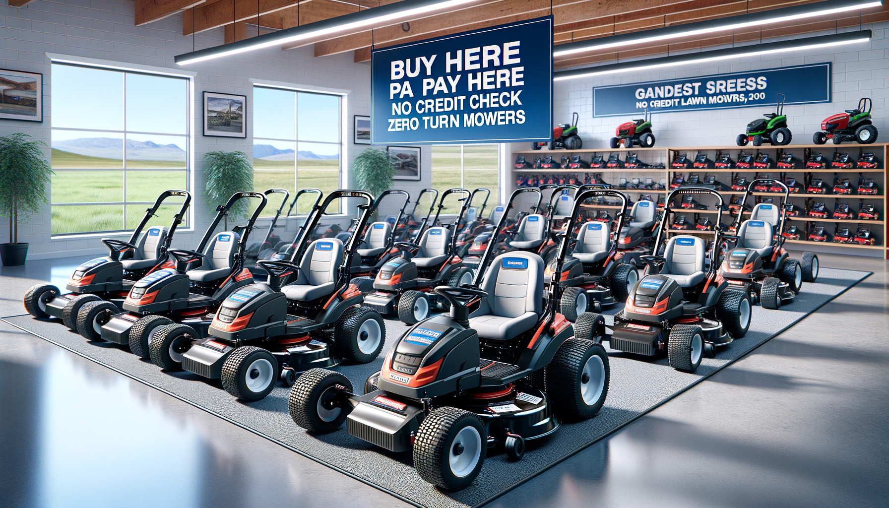 Zero Turn Mowers No Credit Check Buy Here Pay Here