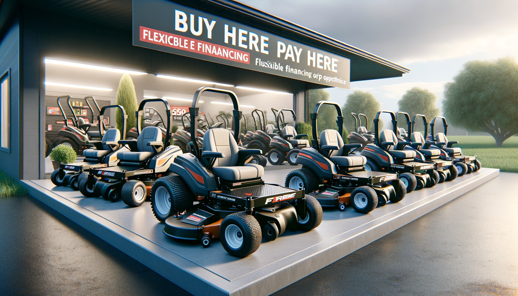 Flexible Financing for Zero Turn Mowers – Buy Here Pay Here Options
