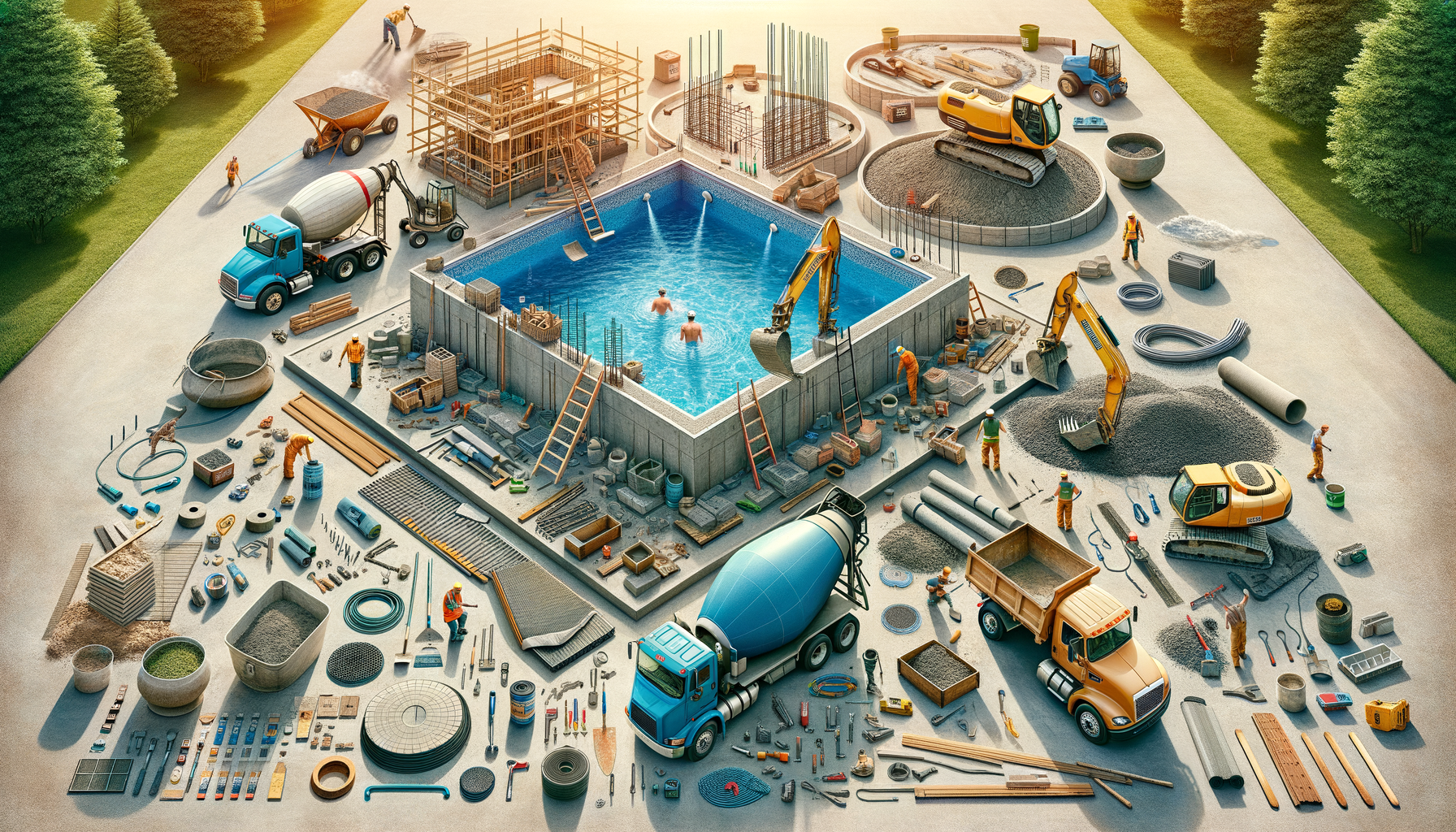Working With Custom Swimming Pool Builders